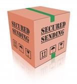 Image of box labelled secure