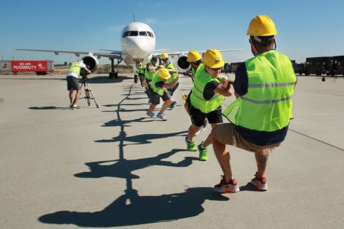 Image from 2014 Plane Pull Event